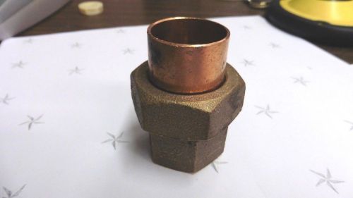 1&#034; COPPER UNION SWEAT PLUMBING FITTING COPPER &amp; BRASS