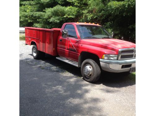 1999 Dodge 3500 Cummins diesel 24 valve dually utility body truck service