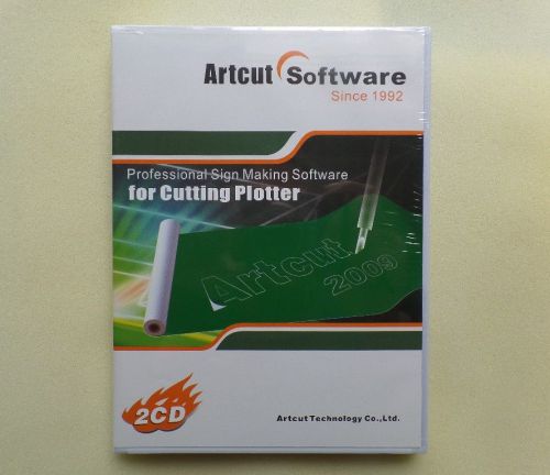 NEW Original ARTCUT 2009 Vinyl Cutter Cutting Plotter Vinyl Sign making software