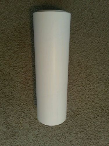 Vinyl Plotter Material 15x50 Partial Roll Adhesive Vinyl White