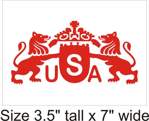 2X USA Silhouette Funny Car Vinyl Sticker Decal Truck Bumper Laptop Gift - 901