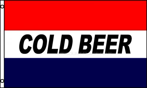 COLD BEER Flag 3x5 Polyester