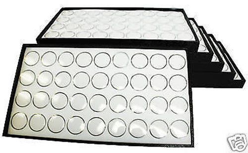 6-36 GEM JAR TRAY WHITE INSERT JEWELRY DISPLAY GEMSTONE