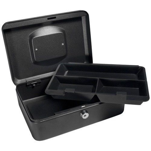 BARSKA 8-Inch Cash Box with Key Lock