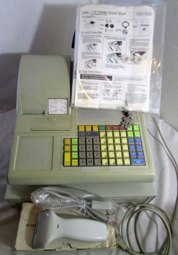 Royal alpha 9155sc cash register with bar code scanner cashregister 9155 sc used for sale