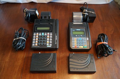 Lot of 4 Hypercom Model T7 Plus &amp; T7P-T Card Readers &amp; 2 Scientific Atl. Modems