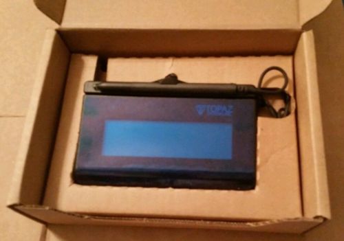 New topaz usb lcd signature pad t-lbk462-bsb-r signature gem 1x5 for sale