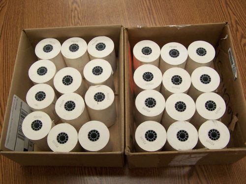 FD-100 3-1/8&#034; x 119&#039; THERMAL RECEIPT PAPER - 24 NEW ROLLS  ** FREE SHIPPING **