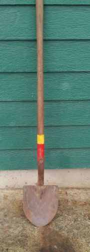 Vintage american fork &amp; hoe co. (af &amp; h co.) 4 foot shovel for sale