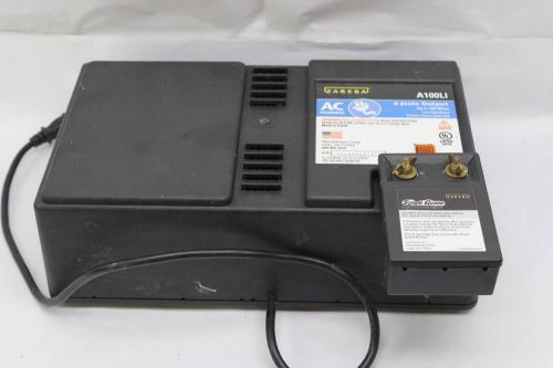 100-Mile Electric Low Impedence Fence Controller Charge Panel Zareba A100LI