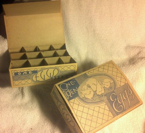 1934 Egg Cartons
