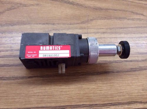 Numatics pneumatic regulator gauge, 081rs100j, (qty.1) for sale