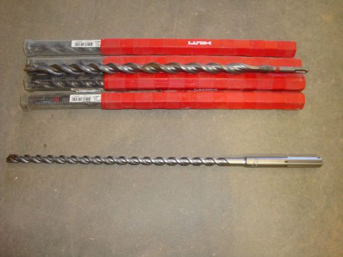 (6) SDS MASONRY DRILL BITS(5 ARE HILTI)-NEW