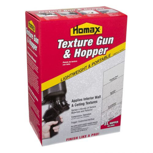 Homax Pneumatic II Spray Texture Gun With 3-Liter Hopper 16-Texture Patterns