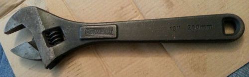 DeWalt 10&#039;&#039; Heavy Duty Adjustable Wrench