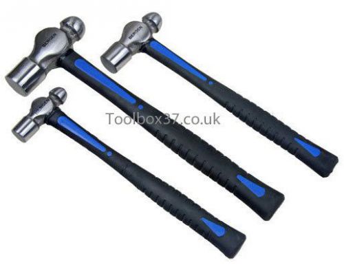 Bergen 3pc ball pein hammers set 8 16 32oz tpr handle b1652 for sale