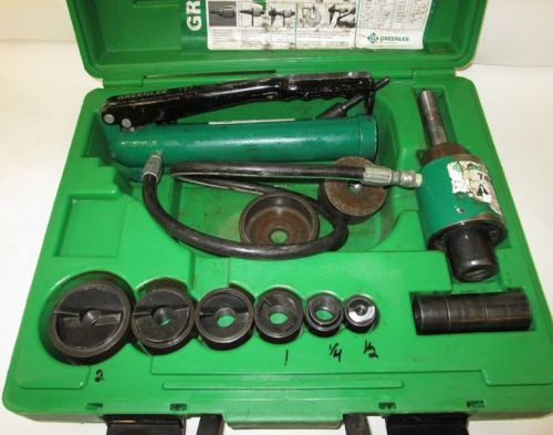 Greenlee 7306SB Slug Buster Knockout Punch and Hydraulic Driver Set