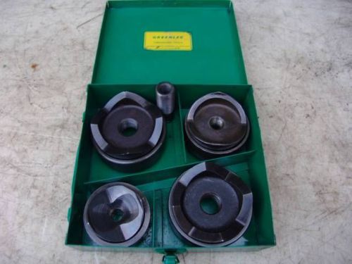 GREENLEE 7304 2 1/2-4 KNOCK OUT PUNCH DIE SET #5 GREAT SHAPE