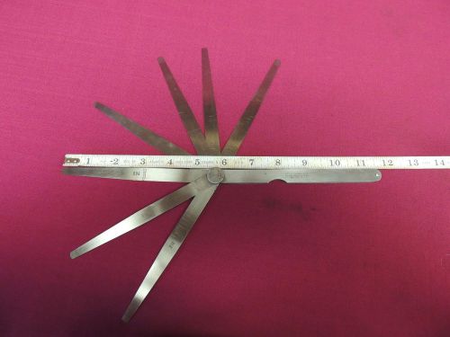 Starrett / Starret Tapered Leaf Thickness Gauges No. 172 C