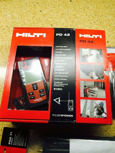 HILTI PD42 LASER RANGE DISTANCE METER EXTENTION PDA71 TARGET PDA52 NEW