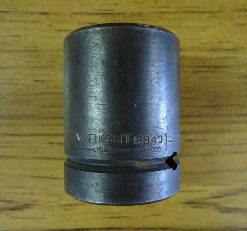 Wright 1-1/4&#034; Standard Well Impact Socket 1&#034; Drive #8840 (USA)