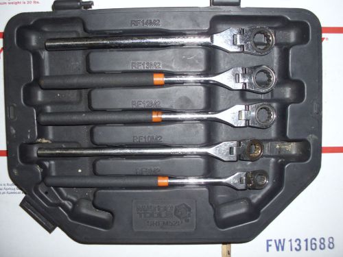 Matco tools 5 pc ratchet flex wrench set item# srfm52p for sale