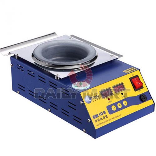 Cm108 lead-free titanium alloy solder soldering pot desoldering bath 500w 110v for sale