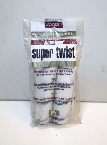 WOOSTER 6-1/2&#034; SUPER TWIST PAINT ROLLER - 2 PACK - RR306