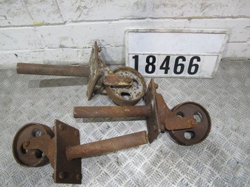 3 stuck rollen lenkrollen gerustrollen fur gerust fahrgerust #18466 for sale