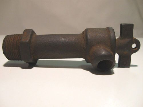 Vtg Cast Iron 1&#034; Petcock Drain Valve-Hit Miss Engine-Steam-Tractor