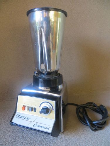 VINTAGE OSTERIZER BLENDER COMMERCIAL MODEL 352 CHROME