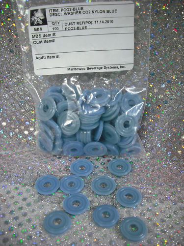 Washers, NYLON Blue, For C02 Tanks, Set of  (10)