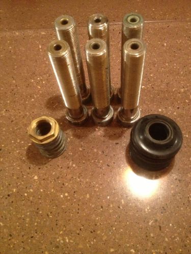 5&#034; Draft Beer Shanks Lot Of Six For Kegerator/ Keezer Faucets