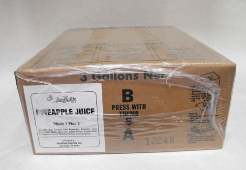 3 Gal BIB PINEAPPLE JUICE Dispenser SYRUP for Wunderbar Soda Guns FREE USA SHIP