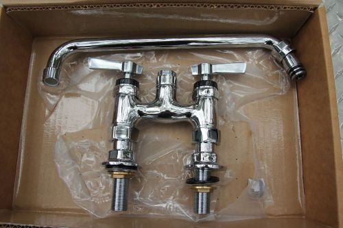 Encore ~ Heavy Duty ~ 4&#034; Deck Mount Faucet w/ 12&#034; Spout