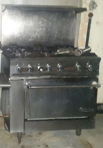 6 BURNERS GAS STOVE