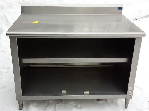 Heavy Duty 4 foot Stainless Steel No Door Cabinet Work Prep Table 48&#034; x 30&#034;