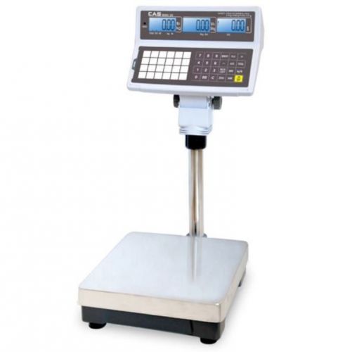 CAS 300 x 0.1 lbs DUAL RANGE PRICE COMPUTING SCALE - NTEP - RETAIL,DELI,MARKETS