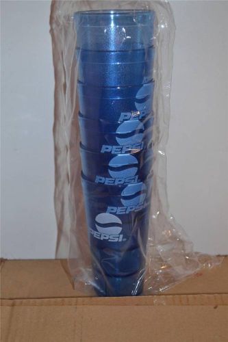 72 PEPSI Carlisle Plastic 20 Ounce Drinking Plastic Tumbler Glasses NEW IN BOX