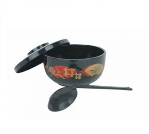 Thunder Group Japanese Noodle Bowl  Black