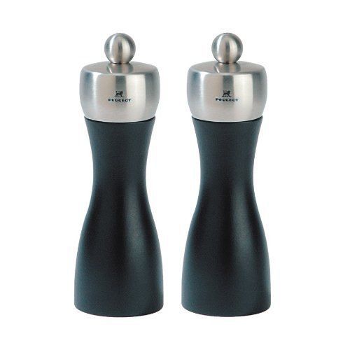 Salt/pepper mill set,case hardened steel,razor sharp teeth,2 stage grinding,easy for sale