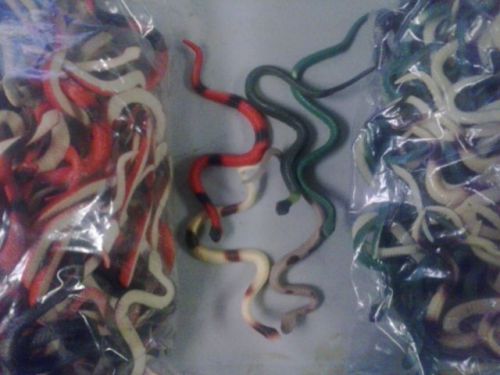 288 Vending Machine Toys 7&#034; Rubber Snakes