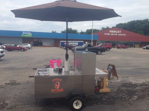 Hot Dog Cart And Enclosed Trailer