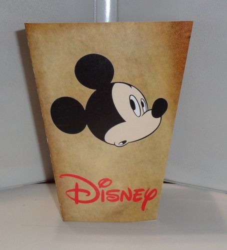 MICKEY MOUSE POPCORN BOX # 2. DISNEYLAND CARTOONS.BAMBI, DUMBO,JIMINY. FREE SHIP