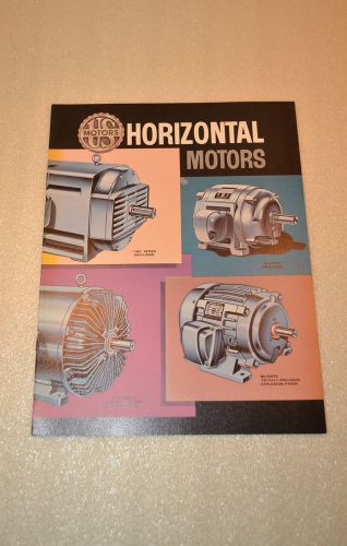 Horizontal electric motors (us motor) catalog no. 206a (1966) (jrw #024) for sale