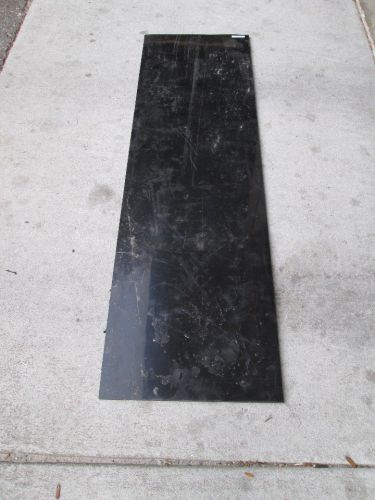 Polypropylene impact copolymer black plastic sheet 1/2&#034; x 17&#034; x 59&#034; n00m-00 uhmw for sale