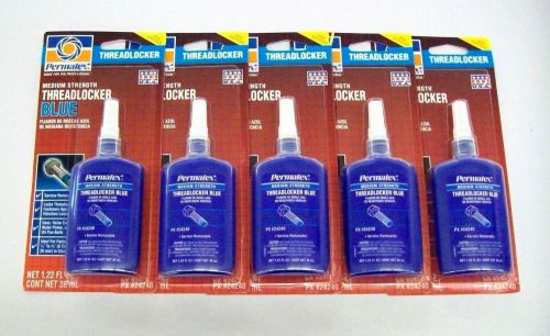 Permatex 24240 Medium Strength Threadlocker Blue 5pk