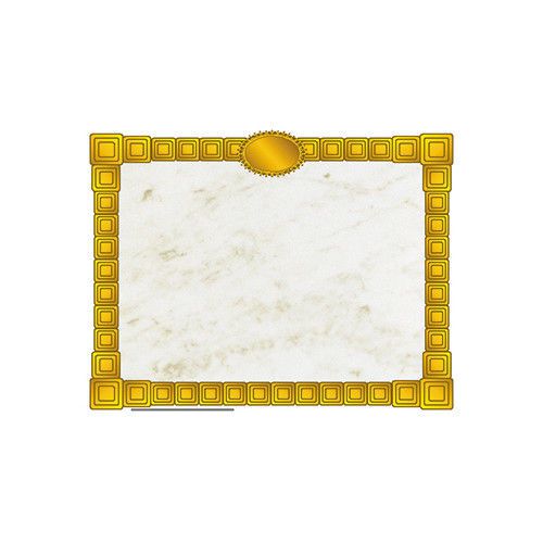 Hayes School Publishing Gold Block Certificate Border