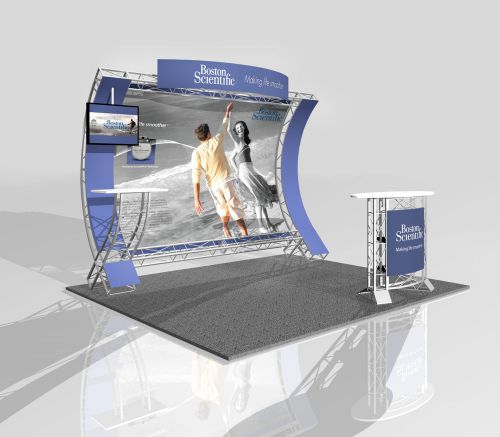 10 x 10 Truss Trade Show Pop Up Display Rental IRV10