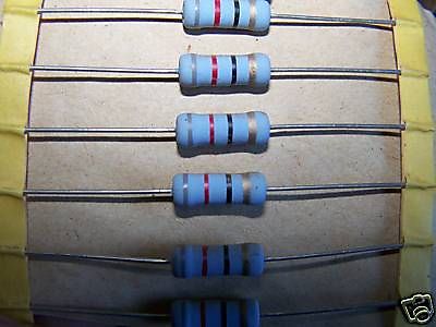 4 pcs 82 ohm 2W Flame Proof Power Resistors.